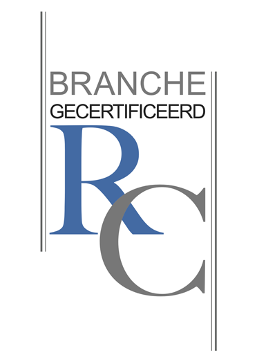 Logo Branche Gecertificeerd van Roozeboom Consulting